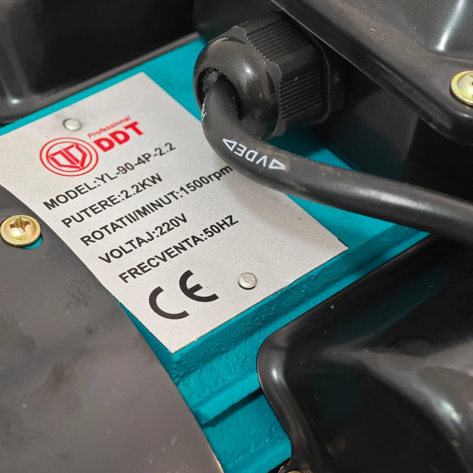 Motor electric monofazat DDT, 2.2 kW, 1500 Rpm, cu protectie la suprasarcina [5]