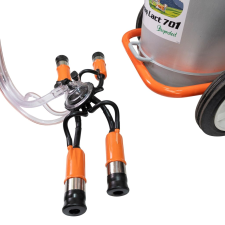 Mulgătoare Făgăraș Lact 701, motor 550 W, bidon aluminiu 30 L, pompă vacuum 200 L/min, tanc vacuum 18 L, 1 post de mulgere, 220V [5]