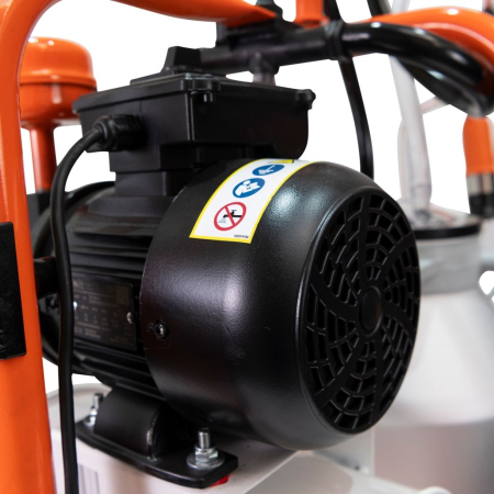 Mulgătoare Făgăraș Lact 701, motor 550 W, bidon aluminiu 30 L, pompă vacuum 200 L/min, tanc vacuum 18 L, 1 post de mulgere, 220V [6]