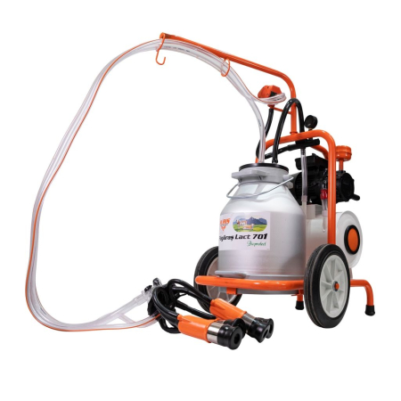Mulgătoare Făgăraș Lact 701, motor 550 W, bidon aluminiu 30 L, pompă vacuum 200 L/min, tanc vacuum 18 L, 1 post de mulgere, 220V [3]