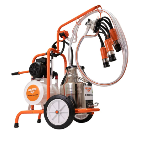 Mulgătoare Făgăraș Lact 702, motor 550 W, bidon inox 30 L, pompă vacuum 200 L/min, tanc vacuum 18 L, 1 post de mulgere, 220V [4]