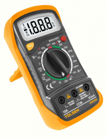 BRICOLAJ - Multimetru digital 1999 masuratori curent 200μA / 2mA / 20mA / 250mA / 10A