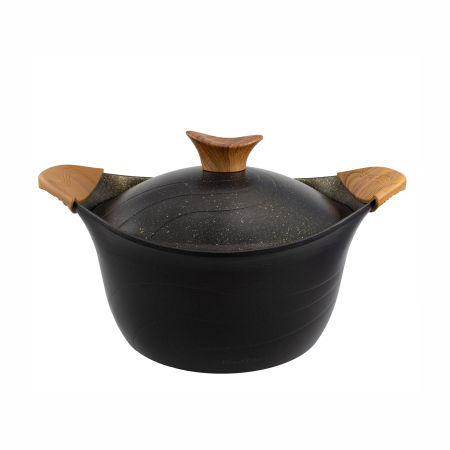 Marelvi - Neoklein Oala cu capac 24cm, culoare BLACK