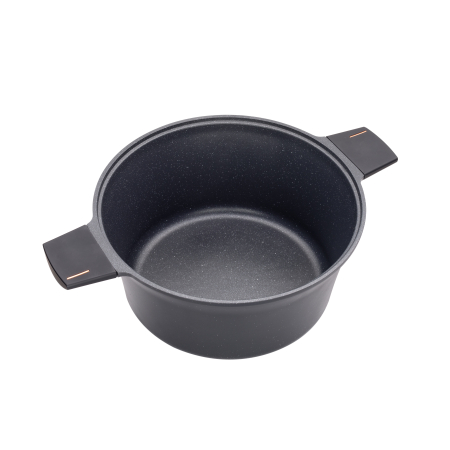 Neoklein Oala pe inductie cu capac de sticla, 24 cm, culoare Black [2]