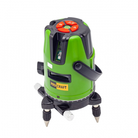Nivela de masurat - Nivela Laser Procraft LE-3D, fascicul verde, lungime 15 m, timp nivelare 6 sec, laser clasa 2