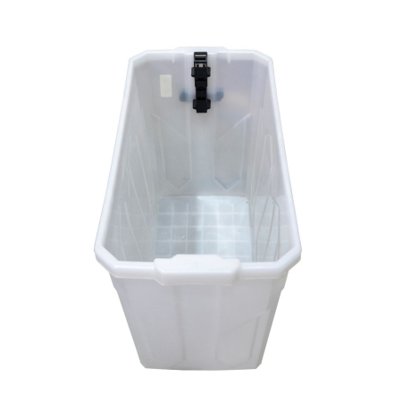 Tocător de crengi și resturi vegetale ST200S, motor electric 2800 W, diametru maxim de tăiere 45 mm, viteză de mărunțire 42 rpm, coș colector 60 L, 2 roți pentru transport, greutate 24,5 kg [9]