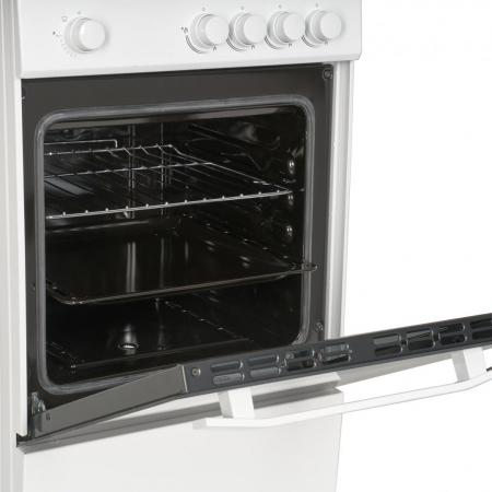 Pachet Aragaz Heinner HFSC-V50WH (4 Arzătoare, Culoare Albă) + Butelie GPL 26L, Metalică, cu Guler de Protecție, Duze GPL Incluse, 50x50 cm [3]