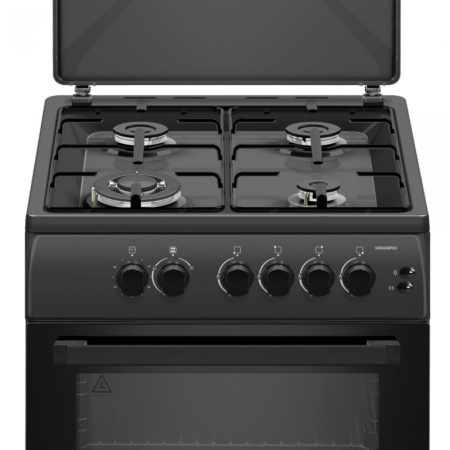 Pachet Aragaz pe gaz Samus SM664BPGS, 4 arzatoare, cuptor pe gaz, 1 arzator Wok, aprindere electrica, dispozitiv siguranta plita si cuptor, timer, grill+ Butelie GPL 26L, Ceas Regulator, Furtun 2m și [3]