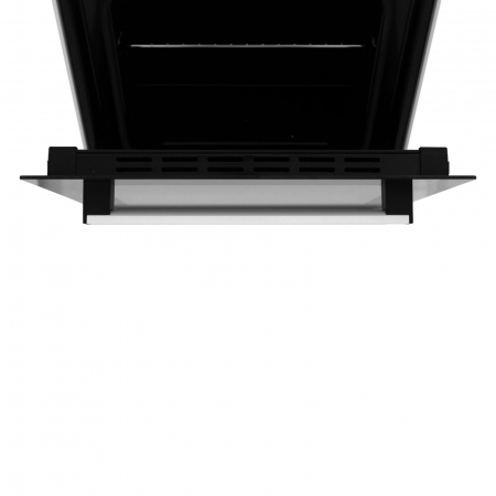 Pachet Aragaz Samus SM450APBS, 4 arzătoare, cuptor pe gaz 49L, aprindere electrică, lumină cuptor, 50x50 cm+ Butelie GPL 26L, Ceas Regulator, Furtun 2m și 2 Coliere [6]