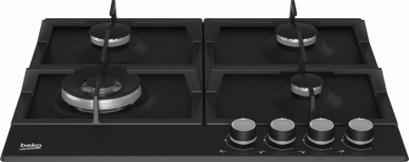Pachet BI Beko, cuptor electric, Clasa A+, 3D Cooking, autocuratare catalitica, grill, soft door close, plita pe gaz, aprindere integrata, arzatoare cu eficienta ridicata, wok, negru [2]