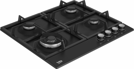 Pachet BI Beko, cuptor electric, Clasa A+, 3D Cooking, autocuratare catalitica, grill, soft door close, plita pe gaz, aprindere integrata, arzatoare cu eficienta ridicata, wok, negru [3]