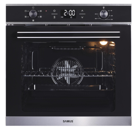 Pachet Bucătărie Samus: Plită vitroceramică 4 arzătoare, Touch Control, 5800W + Cuptor electric 75L, grill, ventilator, Clasa A [1]