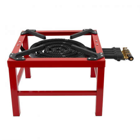 Pachet - Ceaun tuci aluminiu alimentar cu capac, capacitate 24 litri + Arzator/Pirostrie cu 4 inele, R04, gaz, propan-butan + Butelie GPL 26L [3]