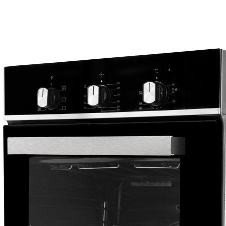 Pachet - Cuptor Electric 43L, 6 Funcții, Grill, Ventilator, Timer + Plita Vitroceramica 3 Zone, Touch Control, Blocare Copii, Negru [9]