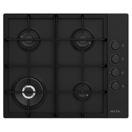 Pachet Cuptor Incorporabil Arctic ARSE11130BD, Electric, 71L, Clasa A, Grill, Timer, AquaDropClean + Plita Incorporabila pe Gaz, 4 Arzatoare, Aprindere Electrica, Wok, 60 cm, Negru [2]