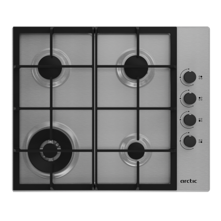 Pachet Cuptor incorporabil Arctic ARSE11130XD, 71 L, Electric, 6 functii, AquaDropClean, Grill, Timer, Clasa A + Plita incorporabila, Gaz, 4 Arzatoare, Aprindere electrica, Wok, 60 cm, Inox [9]