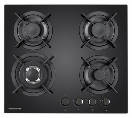 Pachet - Cuptor incorporabil Heinner HBO-V659GCDRC-GBK, 69 l, 9 functii, Multifunctional, Grill, Ventilatie, Timer, Display touch + Plita incorporabila Heinner HBH-V4IWFGBK, Gaz, 4 arzatoare, Arzator [1]