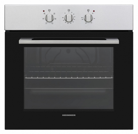 Pachet electrocasnice incorporabile HEINNER: Plită gaz HBH-V4IWFFCIX, Hotă telescopică HTCH-440FS, Cuptor electric HBO-V656G-IX, Cuptor cu microunde HMW-23BIXBK, Inox/Negru [6]