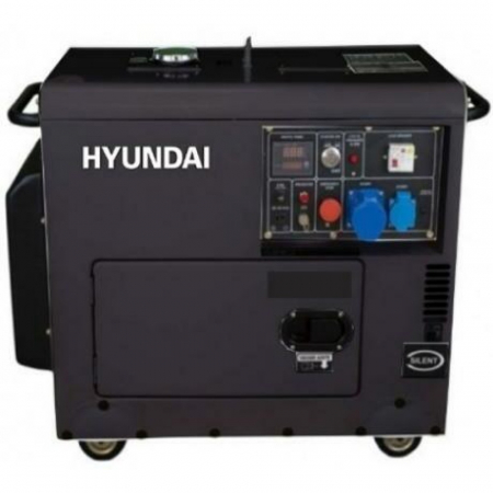 Pachet - Generator de curent monofazat, insonorizat, diesel HYUNDAI DHY6001SE, putere maxima 5 KW,  putere motor 10 CP  + Automatizare ATS 220 H [2]