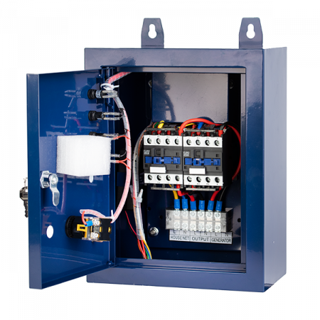 Pachet - Generator insonorizat diesel Ponto PT18000DET-S, 12 kW, Trifazat, Motor 20 CP, Pornire Electrică, AVR + Panou de comanda [1]