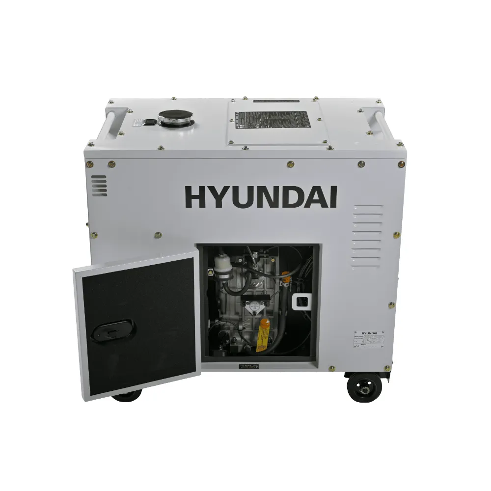 Pachet - Generator monofazat cu motor diesel Hyundai DHY-9000SEi, putere 6.5 KW, motor 12 CP + Automatizare AC-ATS-W-80A-1 [6]