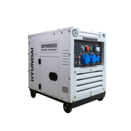 Pachet - Generator monofazat cu motor diesel Hyundai DHY-9000SEi, putere 6.5 KW, motor 12 CP + Automatizare AC-ATS-W-80A-1 [2]