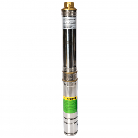 Pachet hidrofor - Pompa submersibila 8 turbine Micul Fermier, putere 1.1 kW, debit 3900 l/h, inaltime maxima 51 m + Presostat electronic 2.2kW [5]