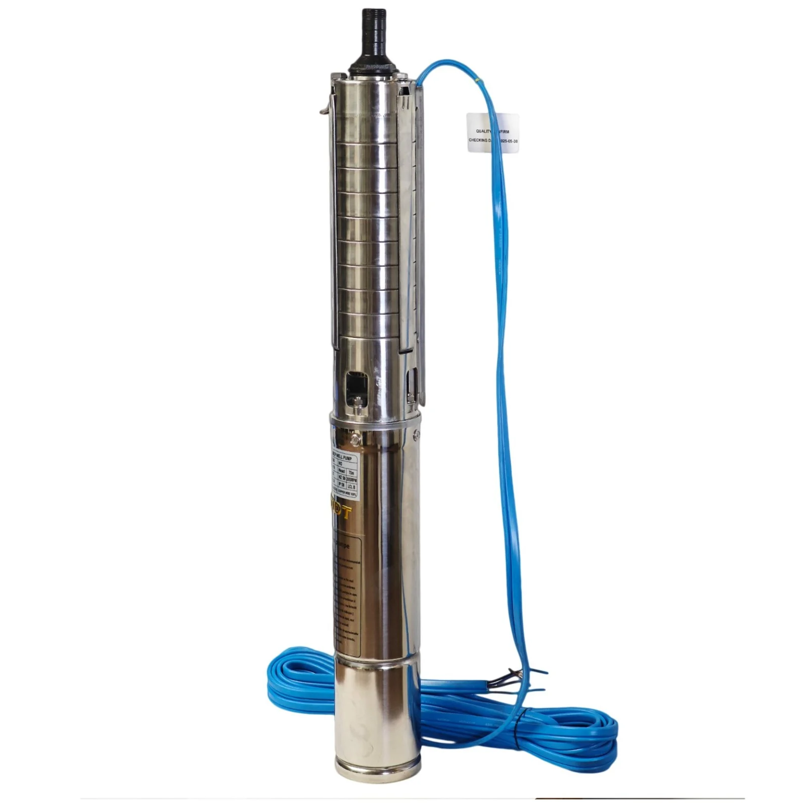 Pachet hidrofor - Pompa submersibilă DDT 4SP5/8, 8 turbine inox, 1.5 kW, 7 m³/h, 70 m inaltimea de refulare + Presostat electronic inteligent digital reglabil [2]