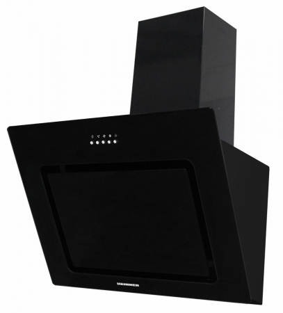 Pachet - Hota Decorativă HEINNER DCH-650RGBK, absorbție 500 m3/h + Plită Incorporabilă FRAM FBH-M4IRF-GBK, Gaz, 4 Zone, Sticlă Neagră, Capacitate Absorbție 594.5 m³/h, Negru [1]