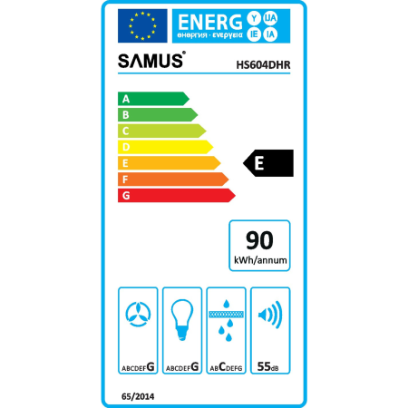 Pachet - Hota decorativa Samus HS604DHR, Putere 400 mc/h, 1 motor, Bej + Plita incorporabila Samus PSG-64VG1, 4 arzatoare, Wok, aprindere electrica, design rustic + Cuptor incorporabil Samus SC620VTV, [4]