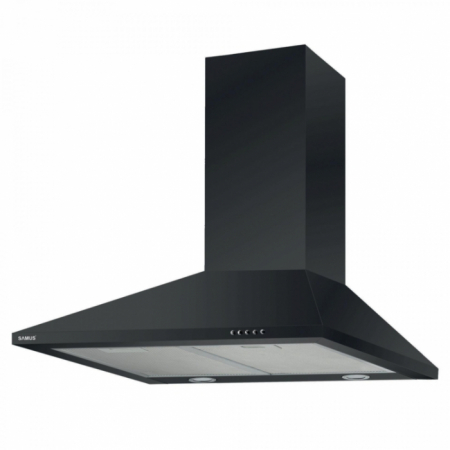 Pachet- Hota decorativa Samus HS630DLB, tip turn, 1 motor, latime 60 cm, filtru tip dublu caseta din aluminiu+Plita vitroceramica incorporabila Samus PSVE-64BG6, control touch, 9 trepte putere, indica [1]