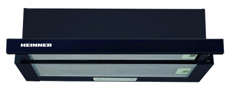 Pachet incorporabile FRAM & HEINNER - Plită pe gaz FRAM FBH-M705IWF-GBK 5 arzătoare, Aprindere electric, 75 cm, Sticlă Neagră + Hotă telescopică HEINNER HTCH-490GBK, absorbție 413.5 m³/h, latime 90 cm [3]