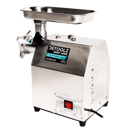 Pachet - Masina de tocat carne Detoolz, 800W, 150 kg/h + Aparat umplut carnati, 3 Kg 6 Palnii [7]