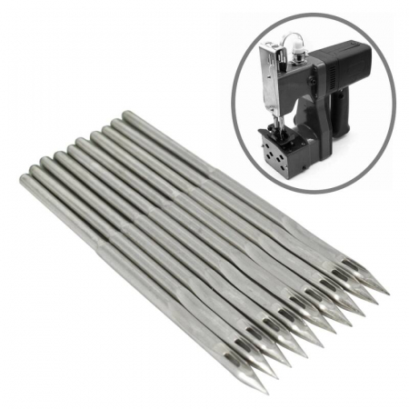 PACHET - Masina Profesionala Pentru Cusut Saci Rafie, Hartie, Panza-Plastic 210w taiere automata, Micul Fermier GF-1681 + 10 Mosoare ata + Set 10 ace [1]