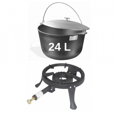 Seturi oale - Pachet - Pirostrie Elefant GB-23, 1 Inel Gaz Propan-Butan, GPL, Putere 6.5kW