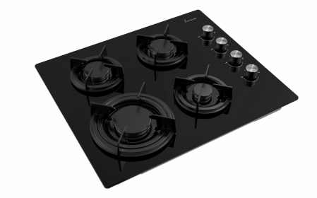 Pachet - Plita incorporabila Fram FBH-M4IRF-GBK, Gaz, 4 arzatoare + Cuptor incorporabil Fram FBO-V6510GCDRC-GBK, Electric, 69 l + Hota decorativa Fram FDH-660HRBK, Putere de absorbtie 589 m3/h [1]