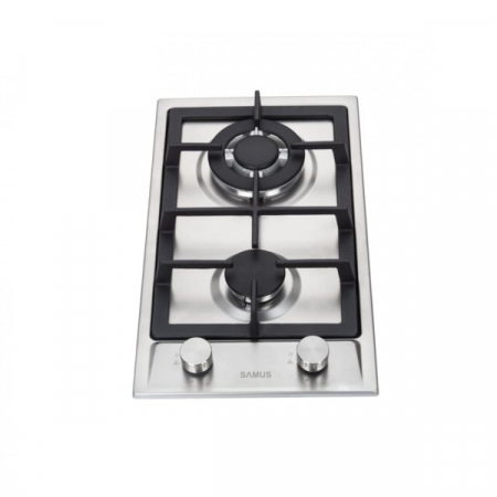 Pachet Plita incorporabila Samus PSG-32SX2, 2 arzatoare, arzator Wok, aprindere electrica, dispozitiv siguranta arzatoare+ Butelie GPL 26L, Ceas Regulator, Furtun 2m și 2 Coliere [4]