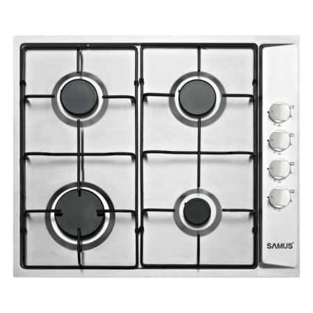 Pachet Plita incorporabila Samus PSG-64SX, 4 arzatoare, aprindere electrica, sistem de siguranta la arzatoare, panou de control lateral+ Butelie GPL 26L, Ceas Regulator, Furtun 2m și 2 Coliere [3]