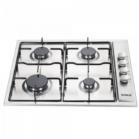 Pachet Plita incorporabila Samus PSG-64SX, 4 arzatoare, aprindere electrica, sistem de siguranta la arzatoare, panou de control lateral+ Butelie GPL 26L, Ceas Regulator, Furtun 2m și 2 Coliere [4]