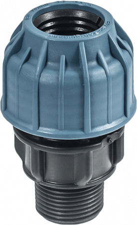 Pachet - Pompa submersibila DRK, Model 4STM4-8, putere 1.8 kW, 8 turbine, 5m3/h + niplu, supapa sens, racord compresie [1]