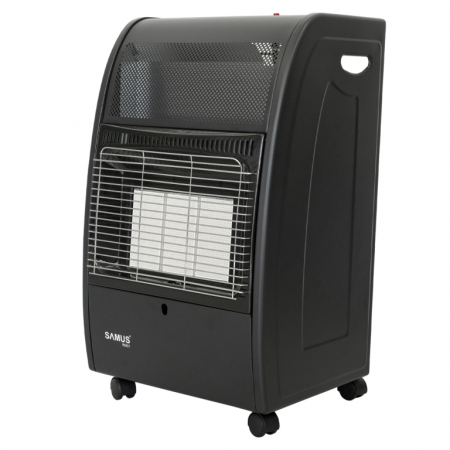 Soba pe gaz Samus RS421, GPL, 3 trepte de putere,Senzor de prezenta a flacarii, Tip aprindere: piezo-electrica, Negru [1]