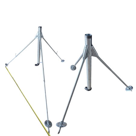 Pachet - ​​​​​​​Trepied telescopic aspersor 2 toli + Aspersor profesional pentru irigații 2 Toli, Sectorial/360°, Presiune 2-5 bar, Debit 9.1-23.4 m³/h, Rază 40-66 m, Duză 12-14-16 mm [2]