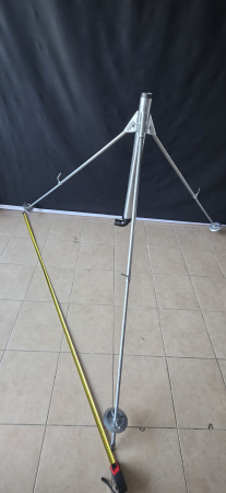 Pachet - ​​​​​​​Trepied telescopic aspersor 2 toli + Aspersor profesional pentru irigații 2 Toli, Sectorial/360°, Presiune 2-5 bar, Debit 9.1-23.4 m³/h, Rază 40-66 m, Duză 12-14-16 mm [5]