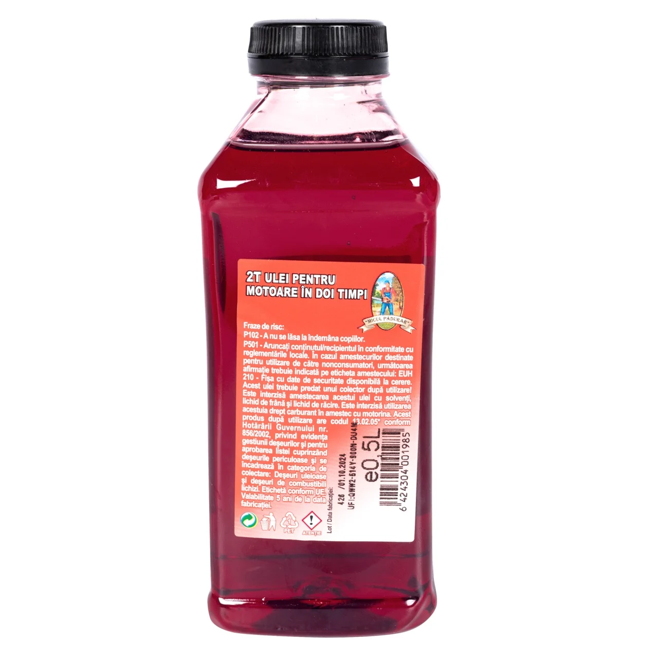 Pachet - Ulei de ungerea lantului + Ulei de amestec in 2 T, Rosu, 0.5L [1]