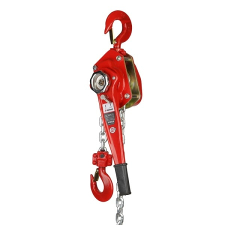 Palan / Macara Manual cu Levier ELEFANT ESH-1.5, 1.5 Tone, Lanț 150 cm, 8×24 mm [4]