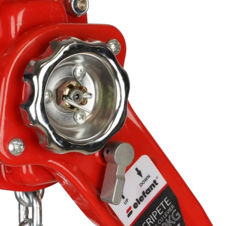 Palan / Macara Manual cu Levier ELEFANT ESH-1.5, 1.5 Tone, Lanț 150 cm, 8×24 mm [5]