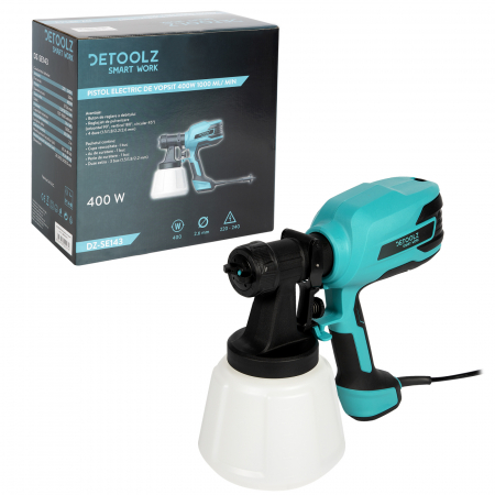 Pistol electric de vopsit 350W, 1000 ml/min, DETOOLZ DZ-SE143 [8]