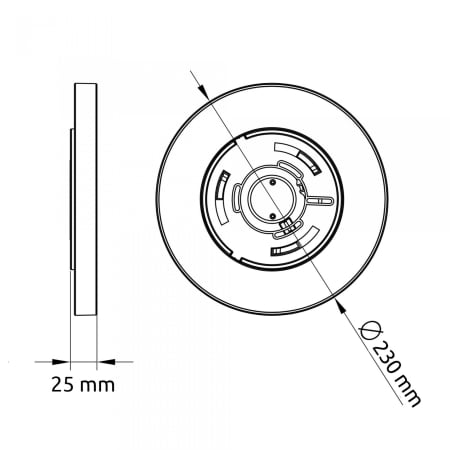 Plafoniera LED Samus SLP230-2880LM-24W-4000K [5]