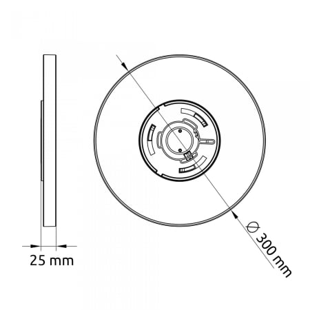 Plafoniera LED Samus SLP300-2880LM-24W-3000/4000/6500K [2]