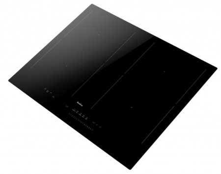 Plita incorporabila Amica, inductie, 60cm, 4 zone, comenzi frontale, slider, auto-bridge x 2, recunoastere oale, child-lock, timer, 7300w, negru [2]